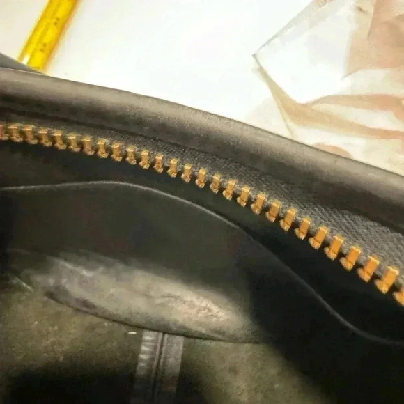 Fortuna brown croc embossed suede & leather small crossbody bag. - Picture 16 of 16